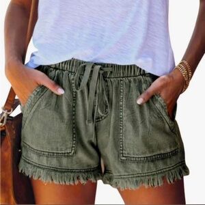 NWT Olive Green Women's Casual Shorts M